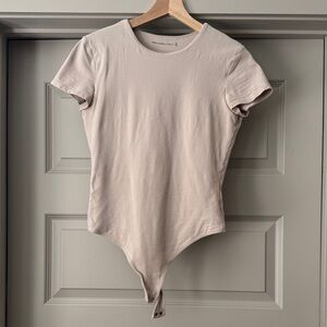 Abercrombie & Fitch Light Beige Bodysuit